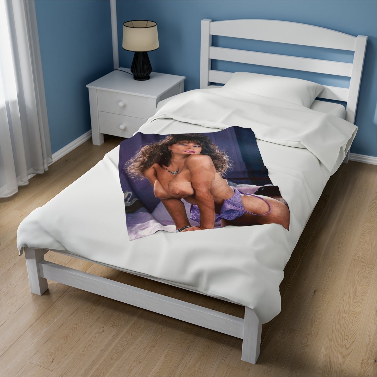 Velveteen Plush Blanket Porn Star Christy Canyon Nude