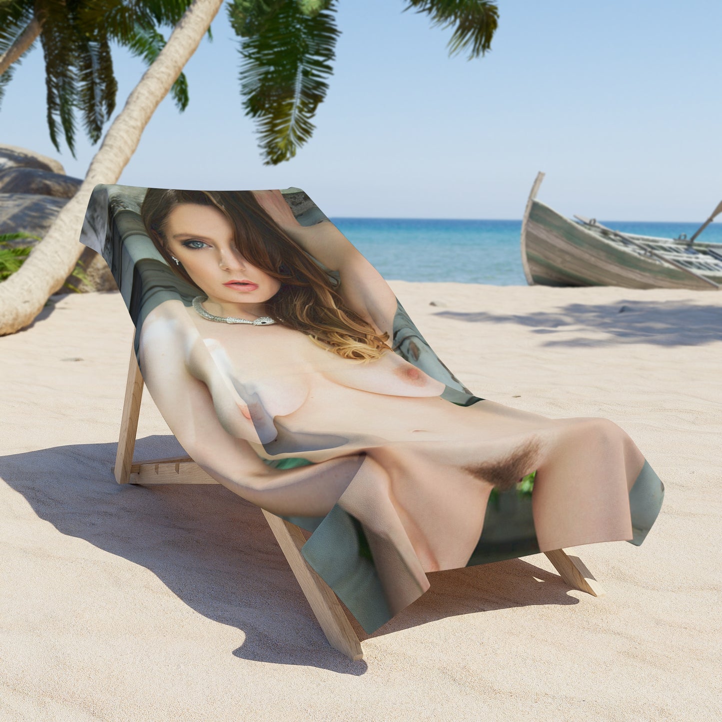 Beach Towel Penthouse Pet August 2015 Samantha Bentley