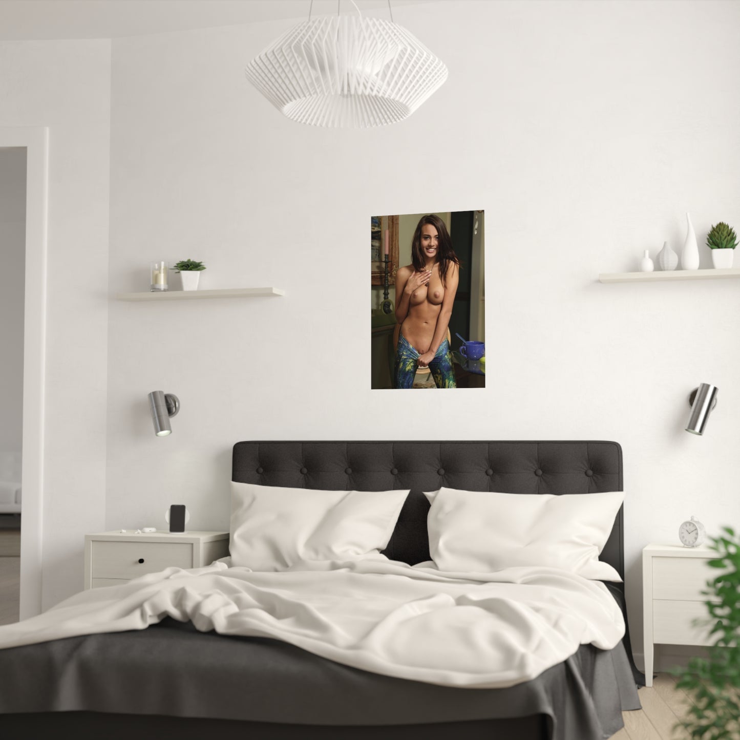 Satin Posters (210gsm) Pornstar Janice Griffith Nude