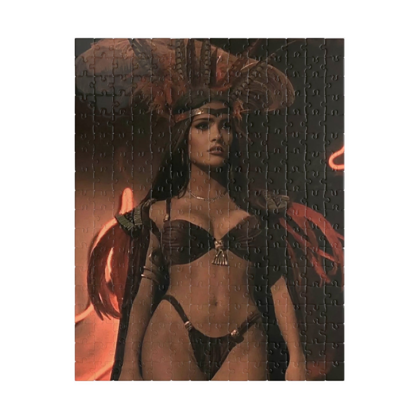 Puzzle (110, 252, 520, 1014-piece) Salma Hayek Dusk til Dawn