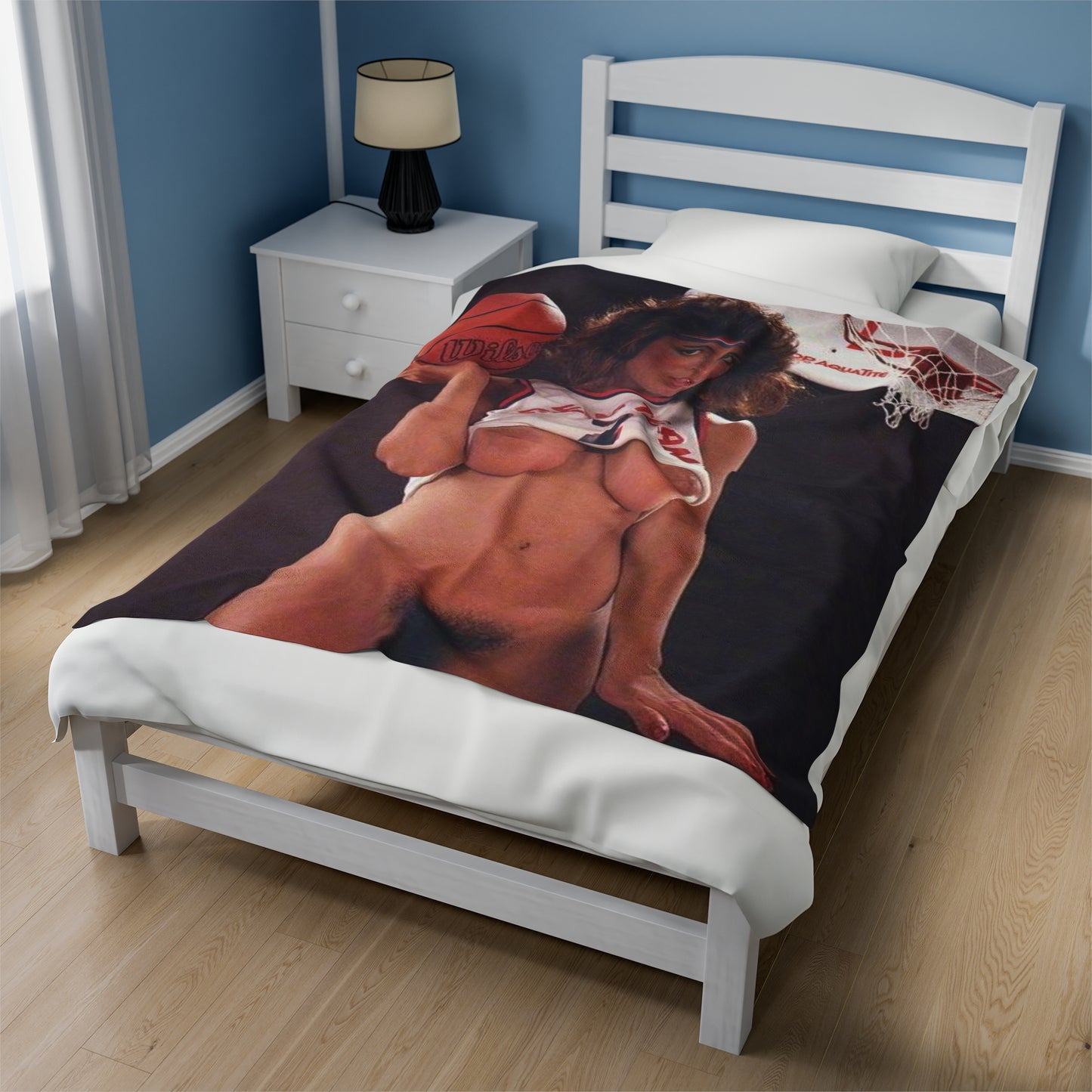 Velveteen Plush Blanket Retro Porn Star Christy Canyon Nude