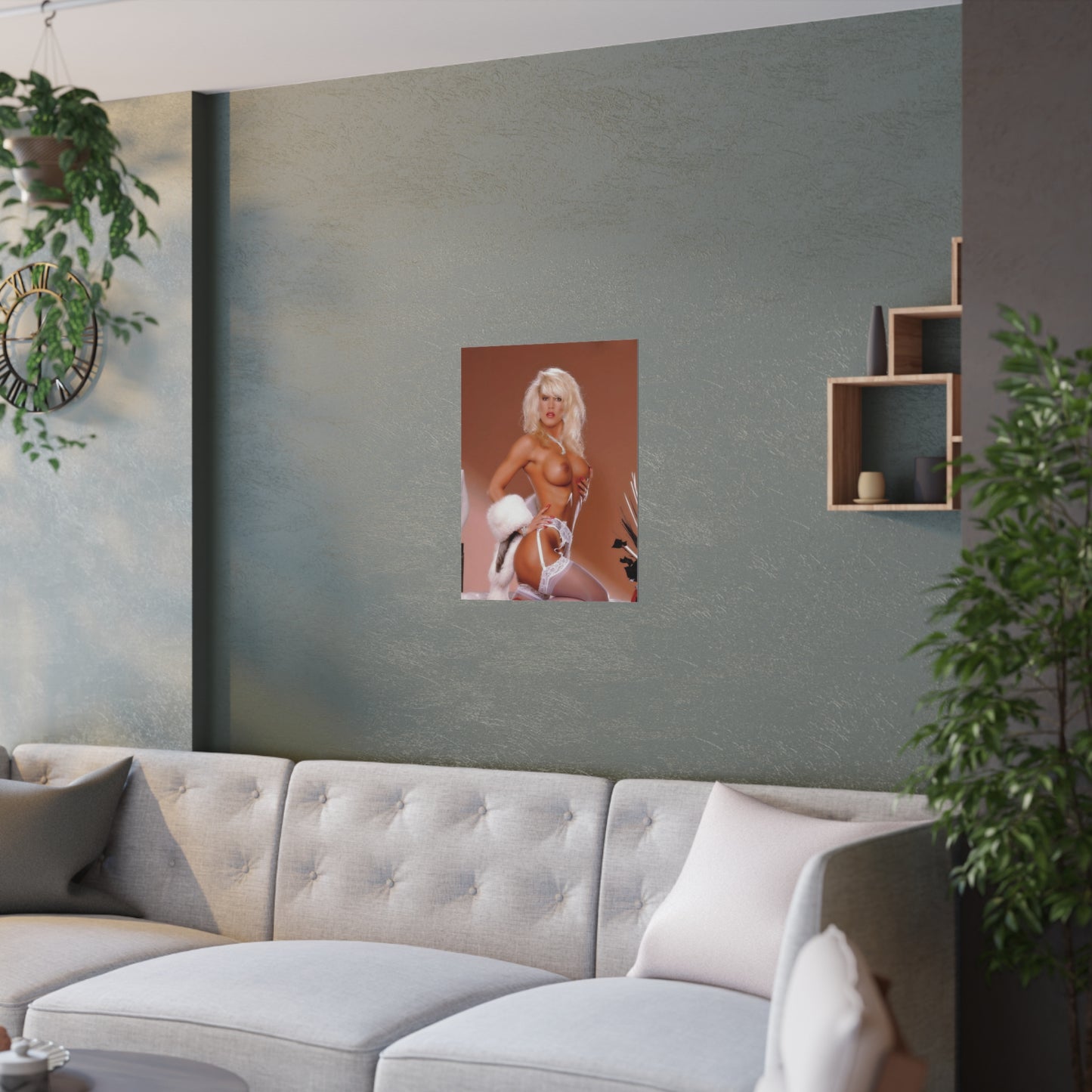 Satin Posters (210gsm) Retro 1980s Porn Star Amber Lynn
