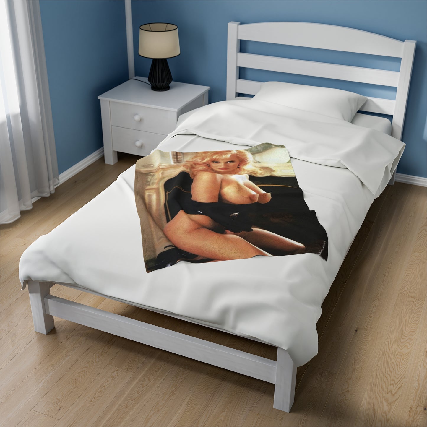 Velveteen Plush Blanket Retro Star Marilyn Melons