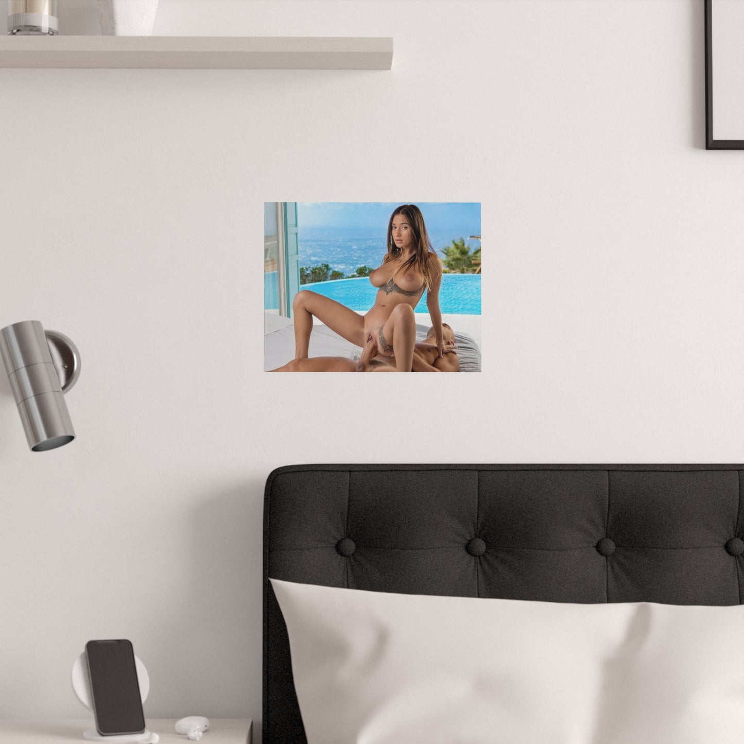 Satin Posters (210gsm) Natural Tits Liya Silver