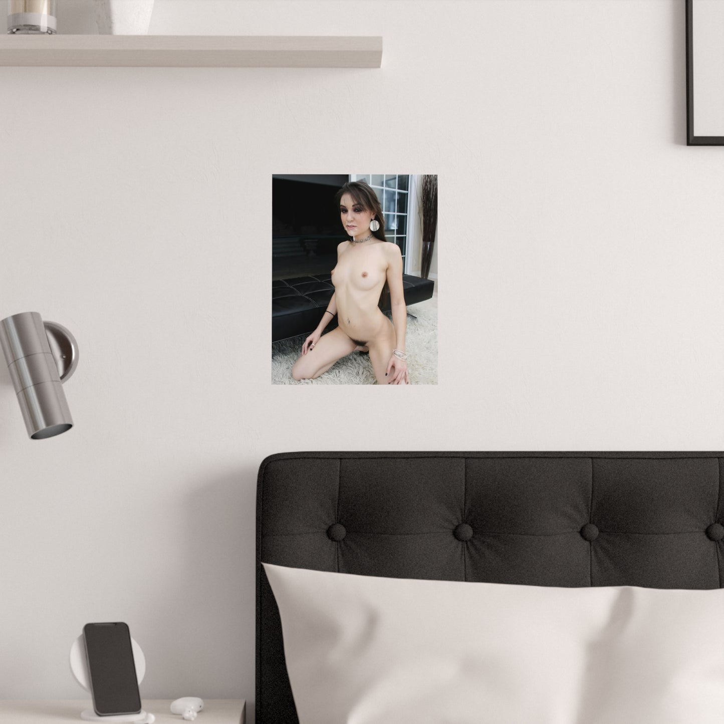 Satin Posters (210gsm) Adult Star Sasha Grey Nude