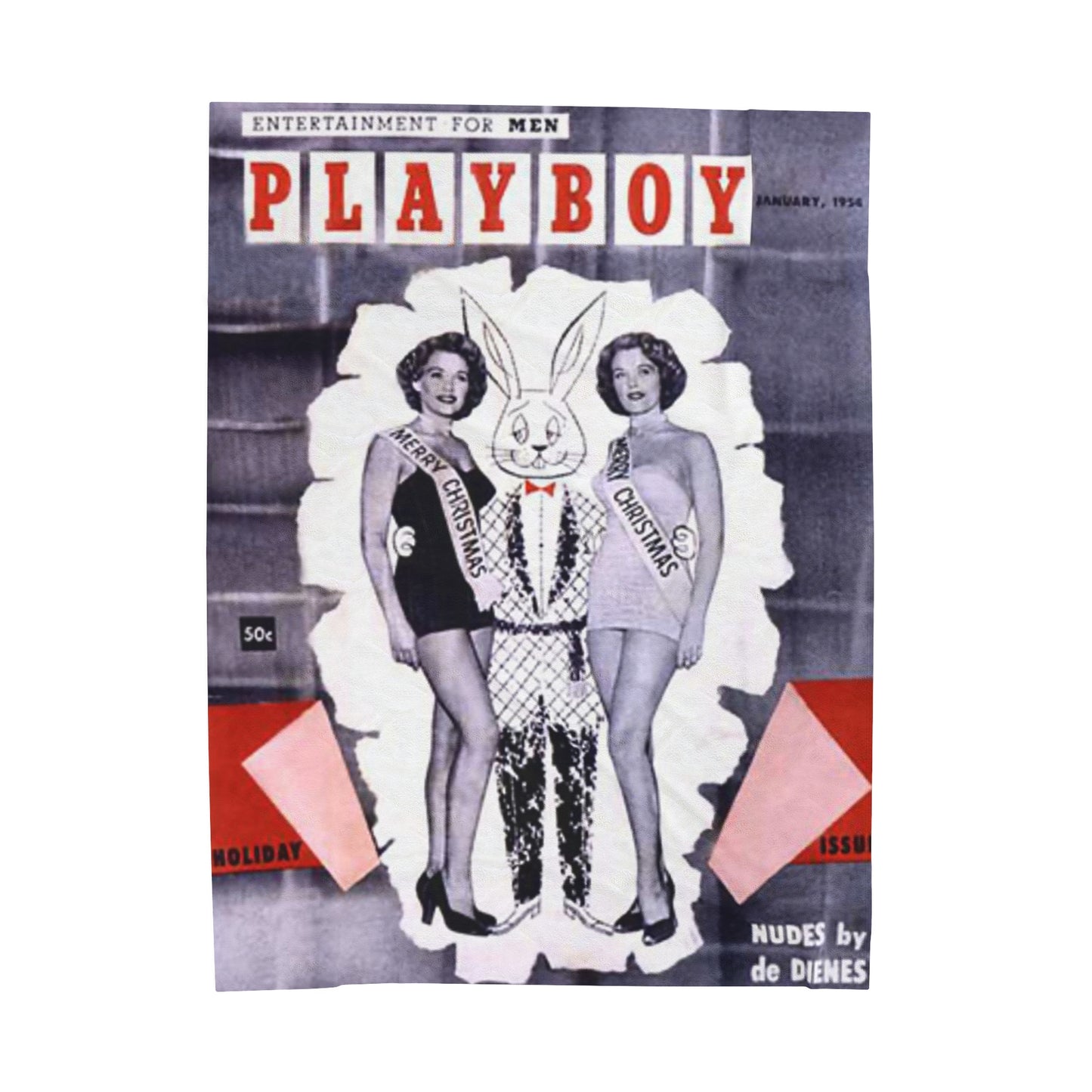 Velveteen Plush Blanket Magazine Cover January 1954