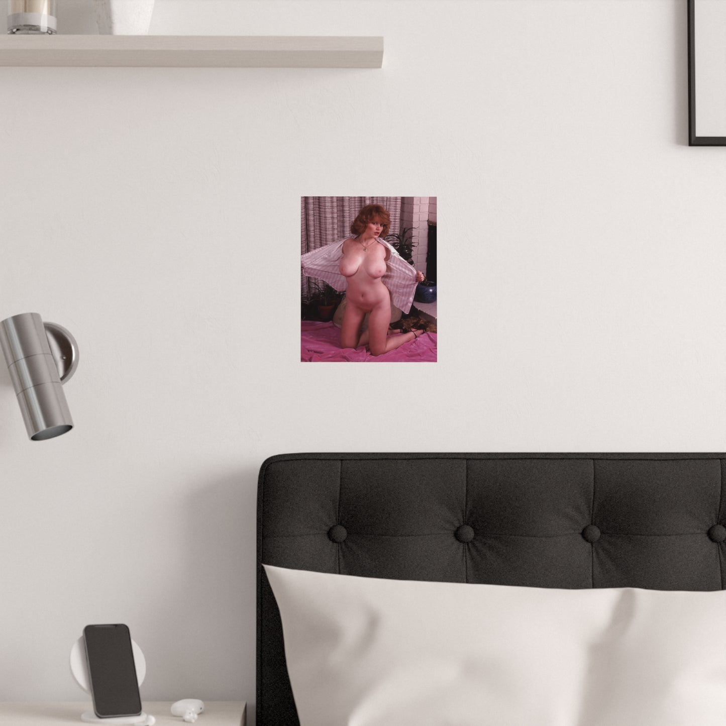 Satin Posters (210gsm) Retro Pornstar Lisa De Leeuw Nude