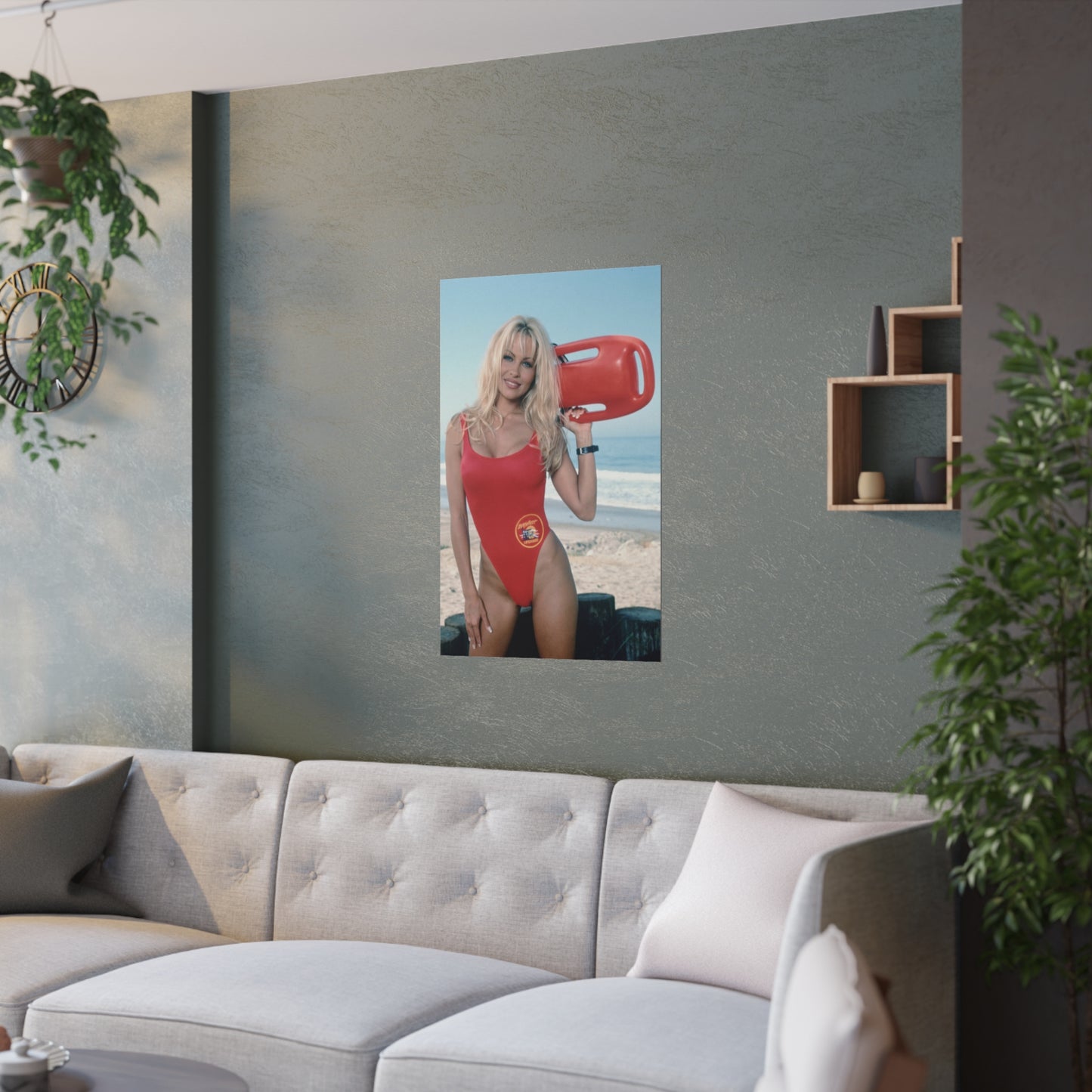 Satin Posters (210gsm) Pamela Anderson Baywatch