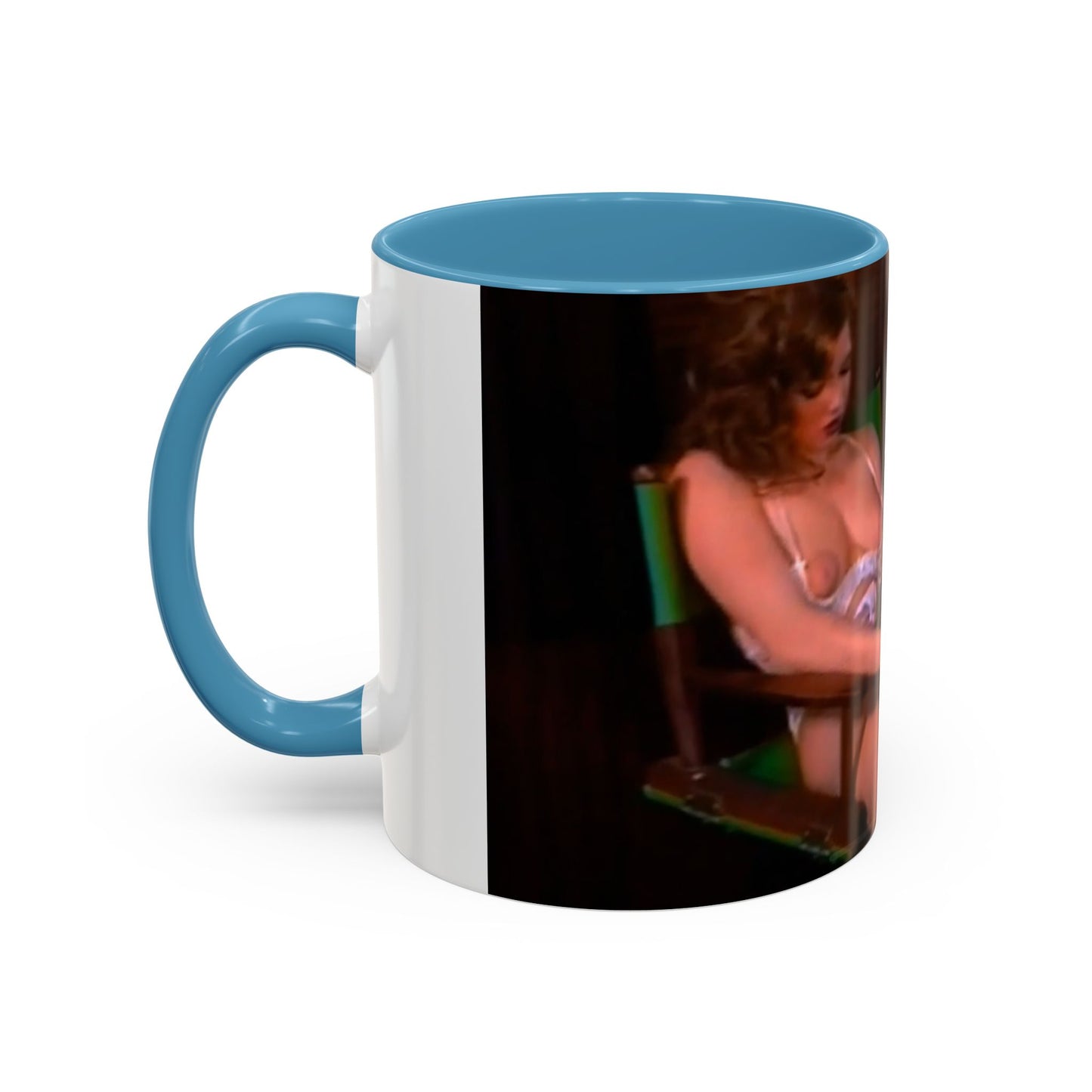 Accent Coffee Mug (11, 15oz) Traci Lords Nude Retro Porn Star