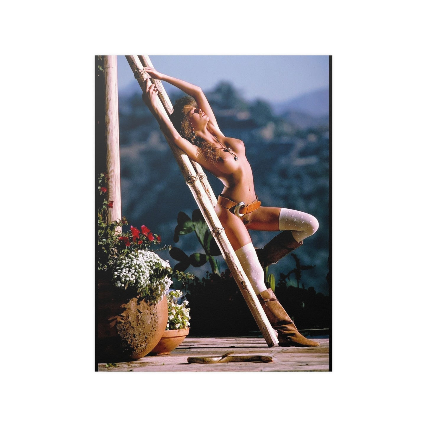 Satin Posters (210gsm) Pornstar Racquel Darrian Nude