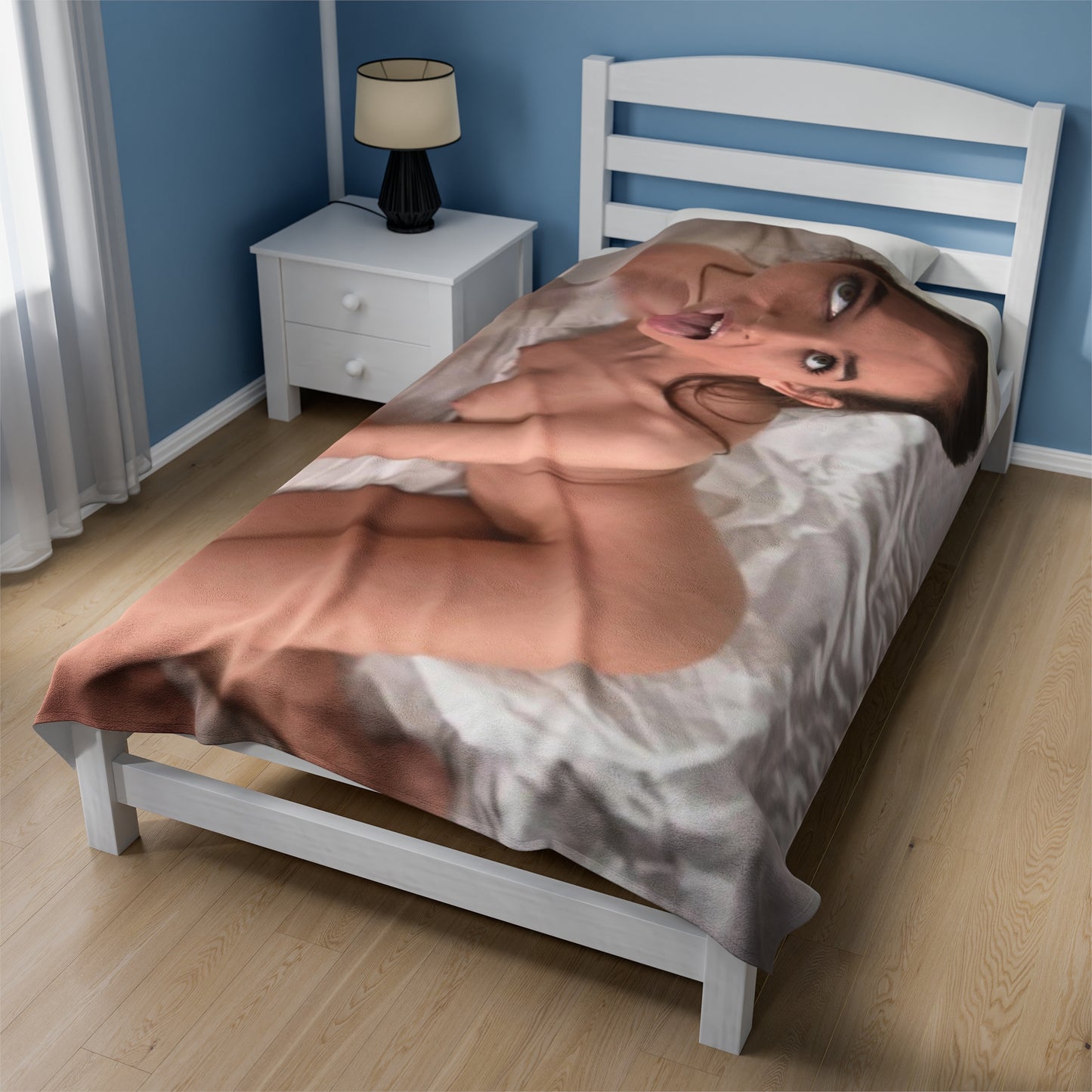 Velveteen Plush Blanket Charity Crawford Nude
