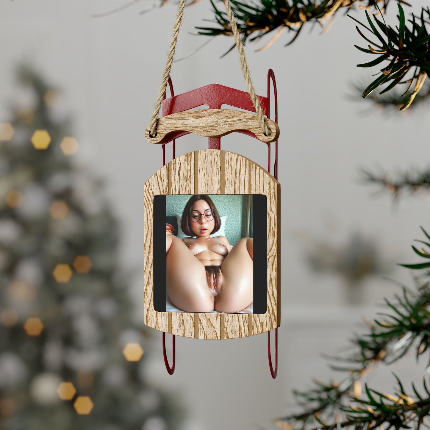 Sled Ornaments Meg Griffin