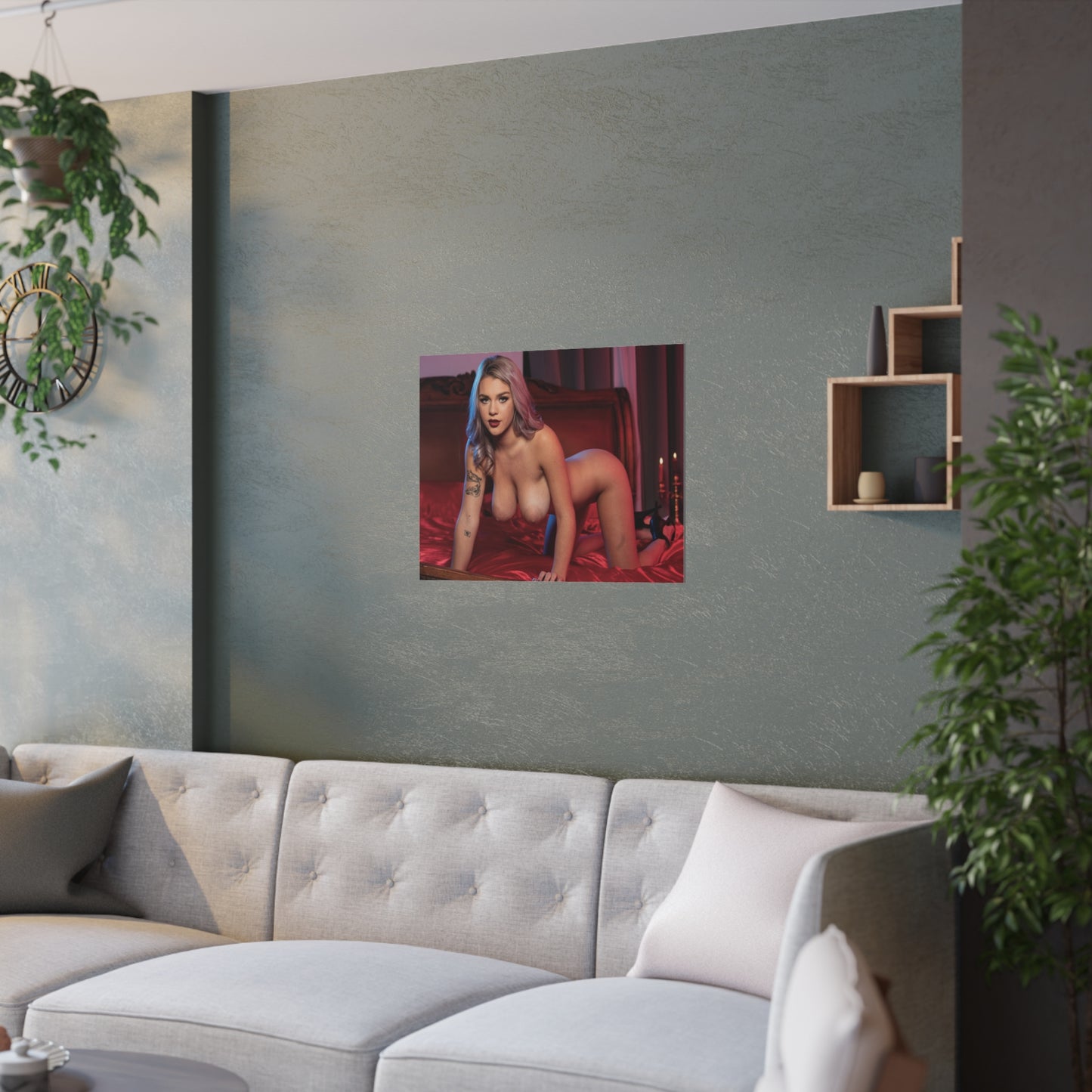 Satin Posters (210gsm) Porn Star Gabbie Carter Nude