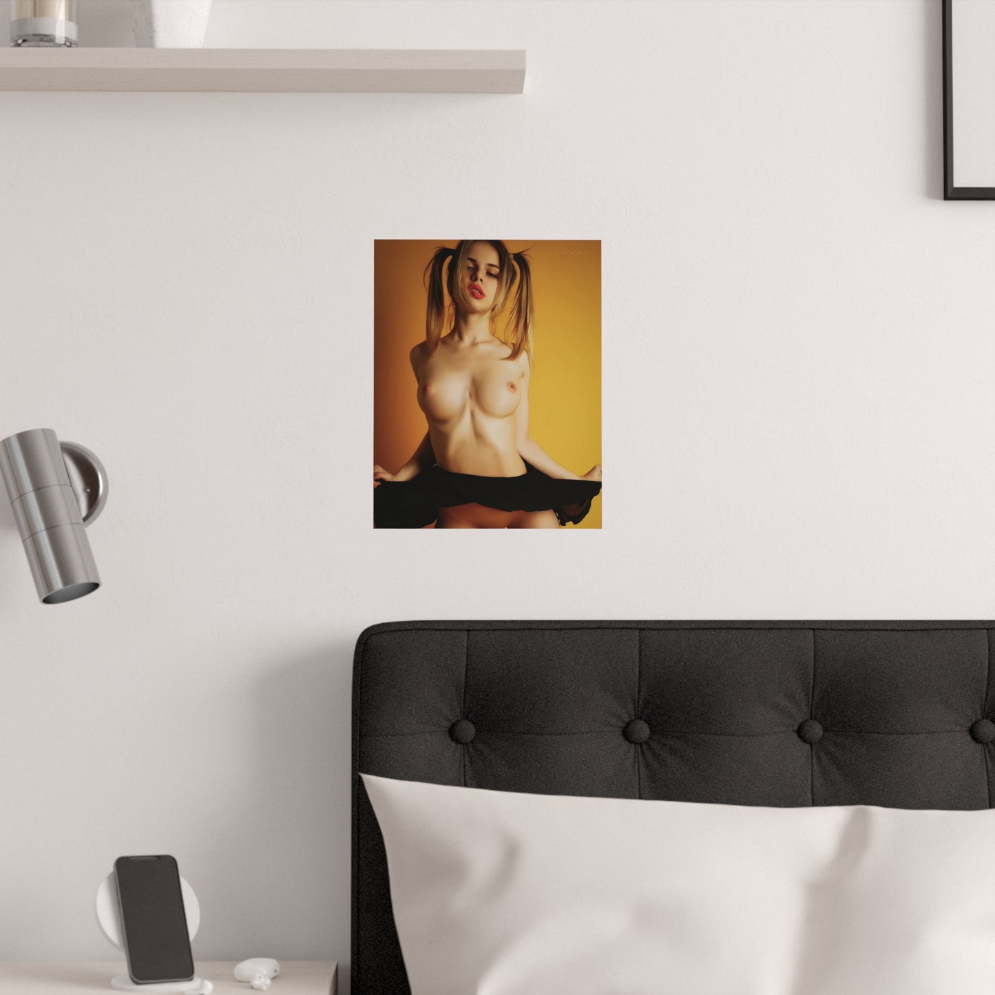Satin Posters (210gsm) Sexy Pigtails Nude