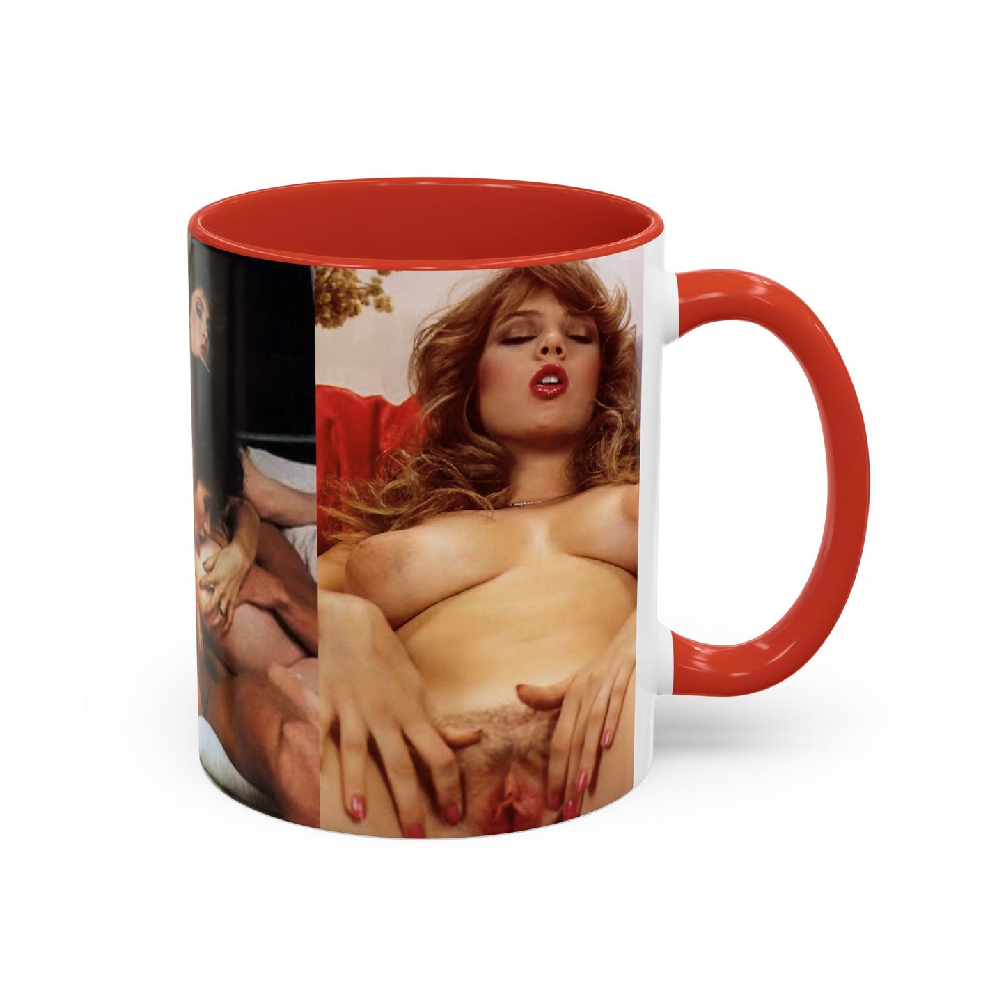 Accent Coffee Mug (11, 15oz) Traci Lords Nude Naked Fucking Retro