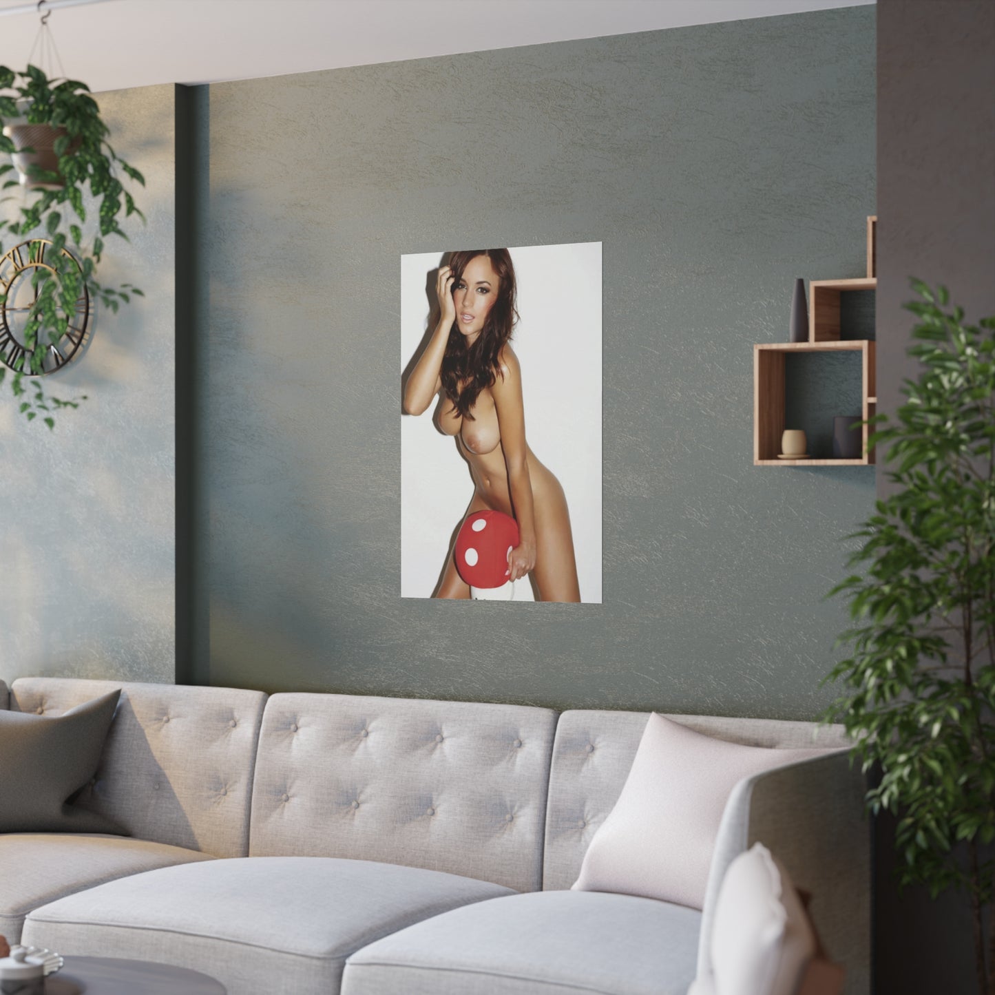 Satin Posters (210gsm) Sexy Brit Rosie Jones Nude