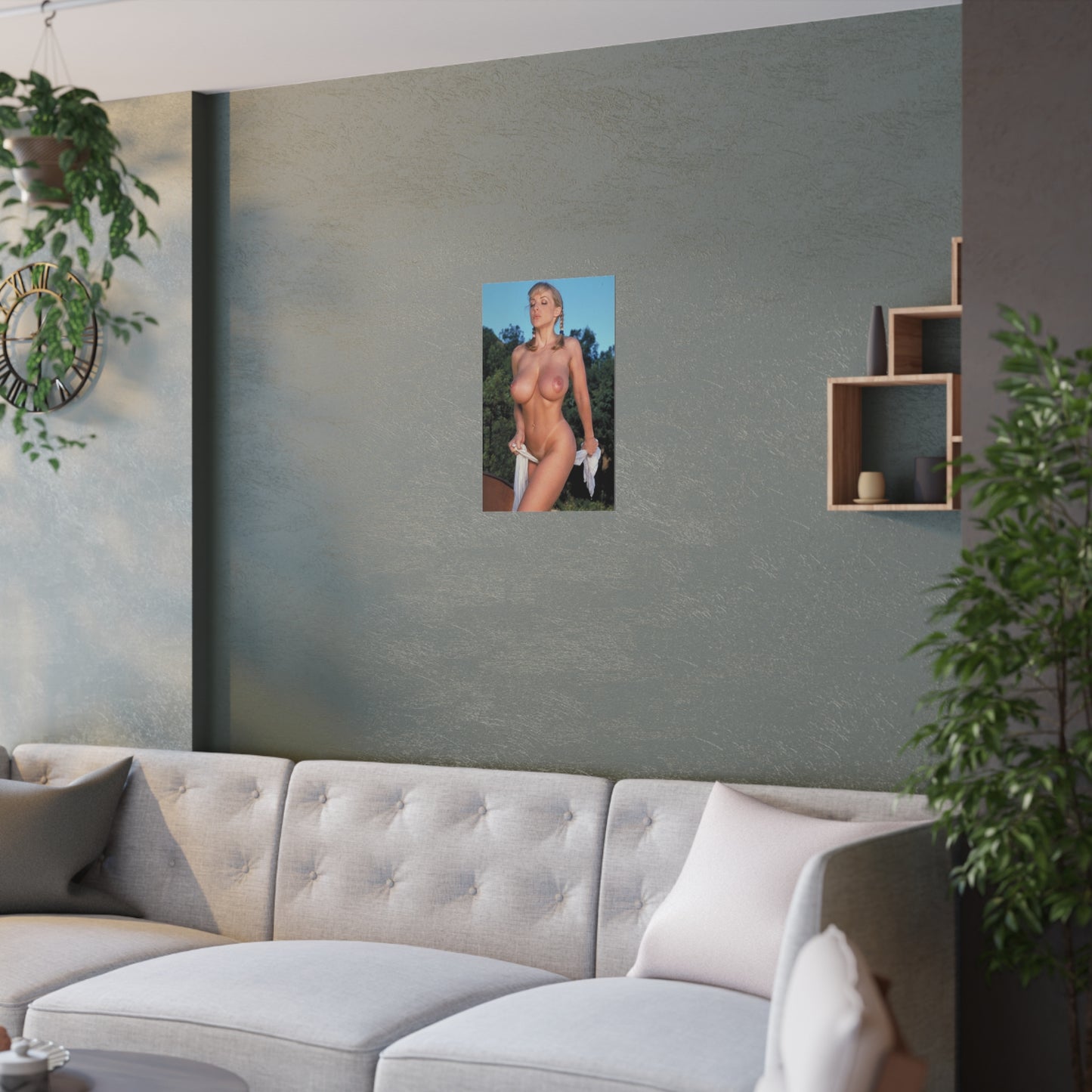 Satin Posters (210gsm) Retro Adult Star Danni Ashe Nude