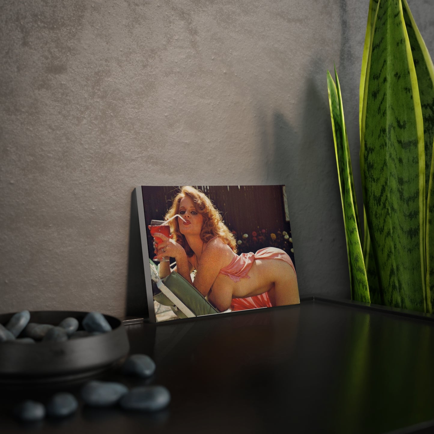 Canvas Photo Tile Retro Porn Star Lisa De Leeuw Nude