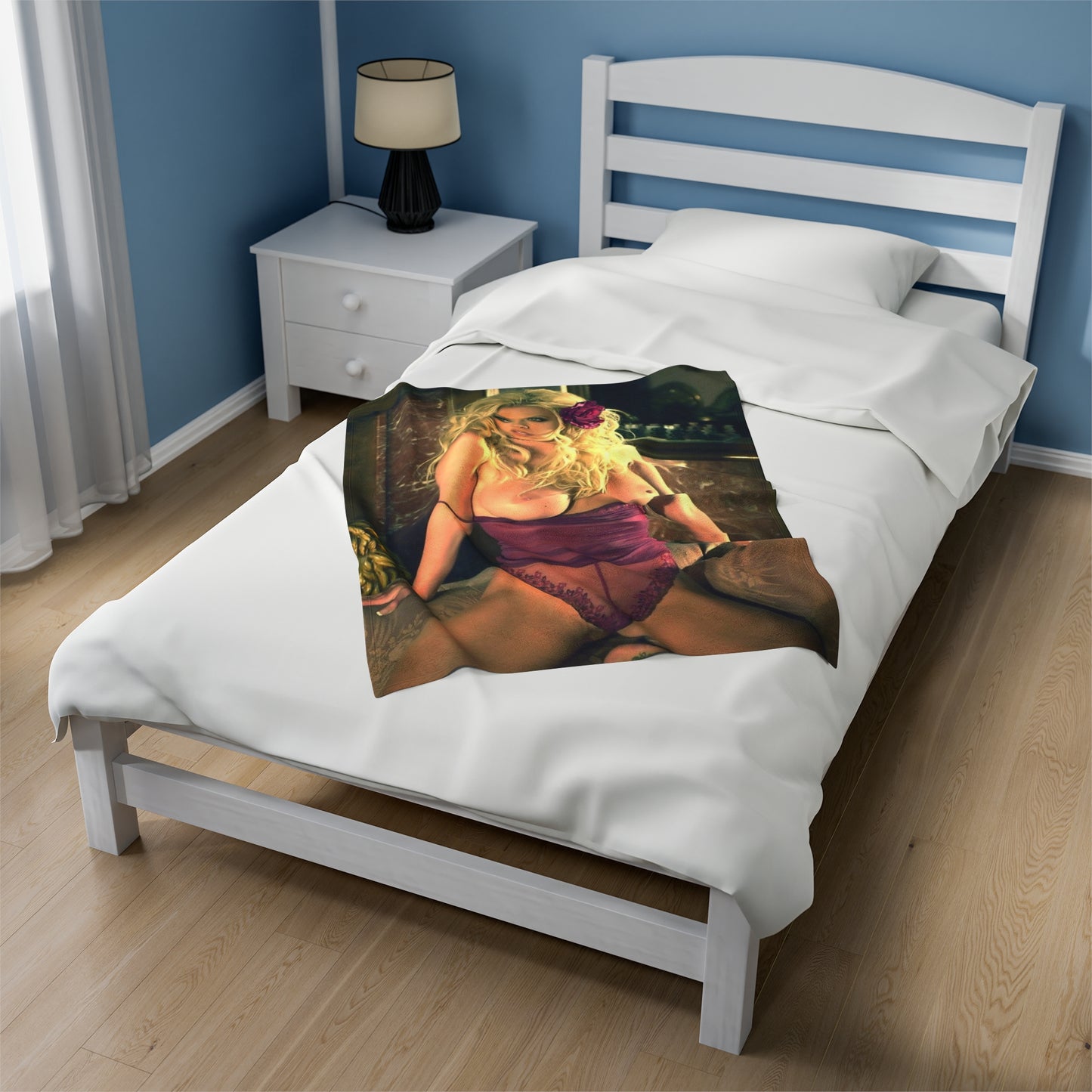 Velveteen Plush Blanket Pornstar Jenna Jameson Nude