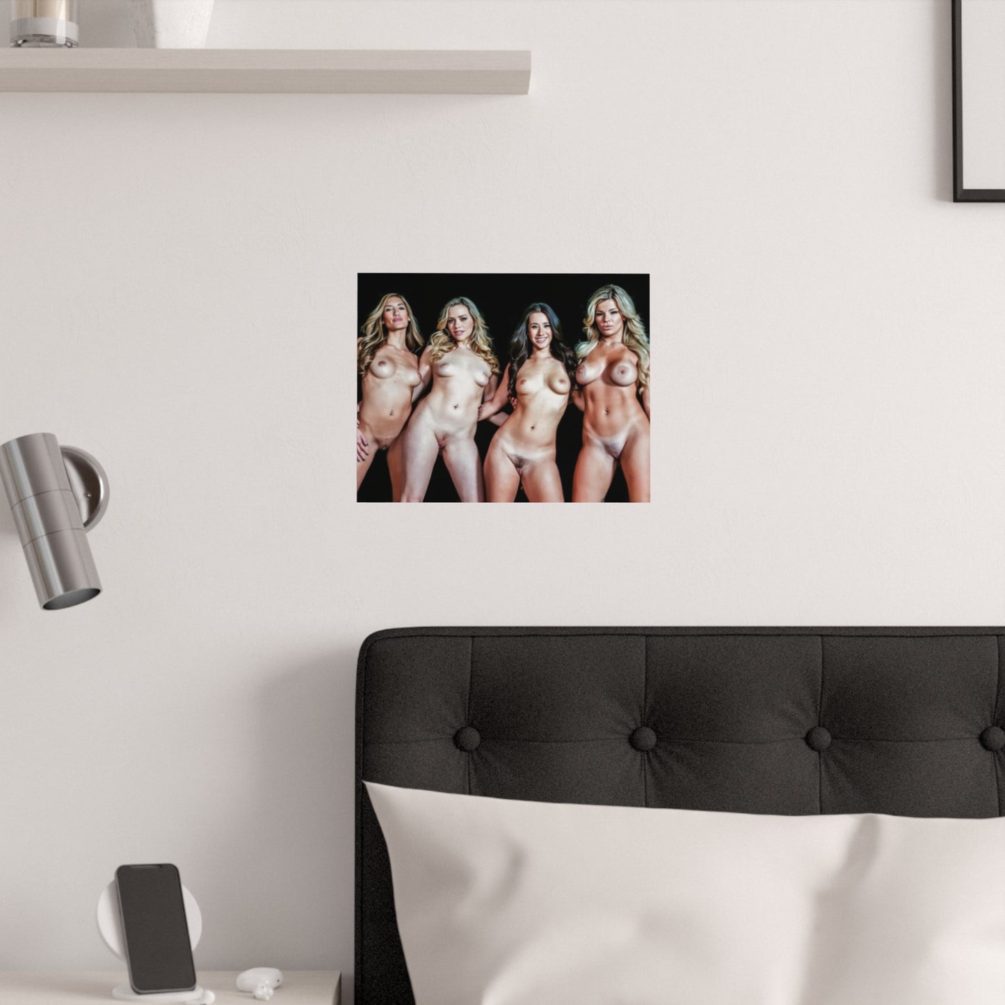 Satin Posters (210gsm) Eva Lovia and Friends Nude