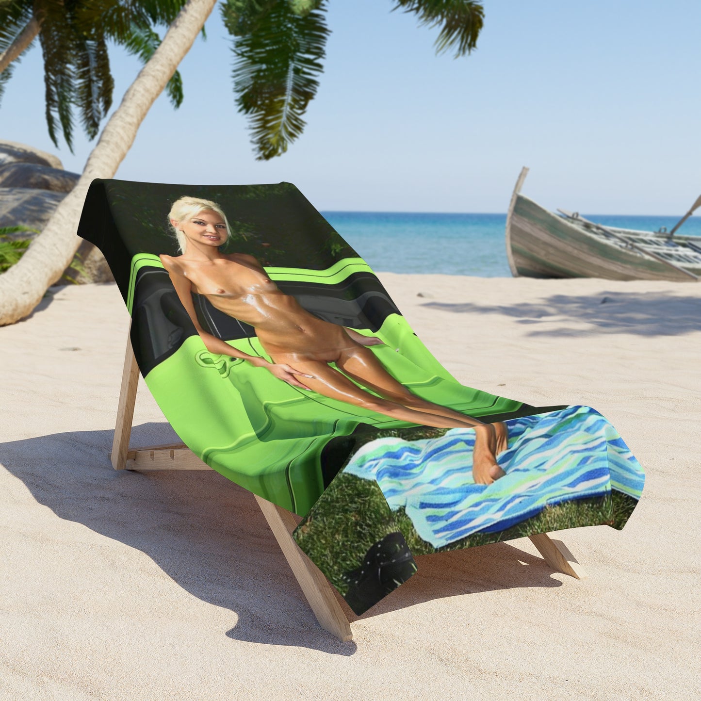 Beach Towel Franziska Facella Nude