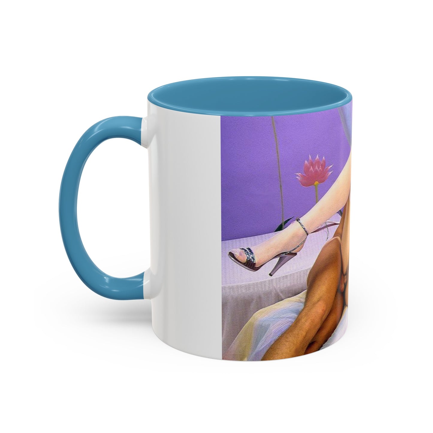 Accent Coffee Mug (11, 15oz) Traci Lords Nude Naked Retro