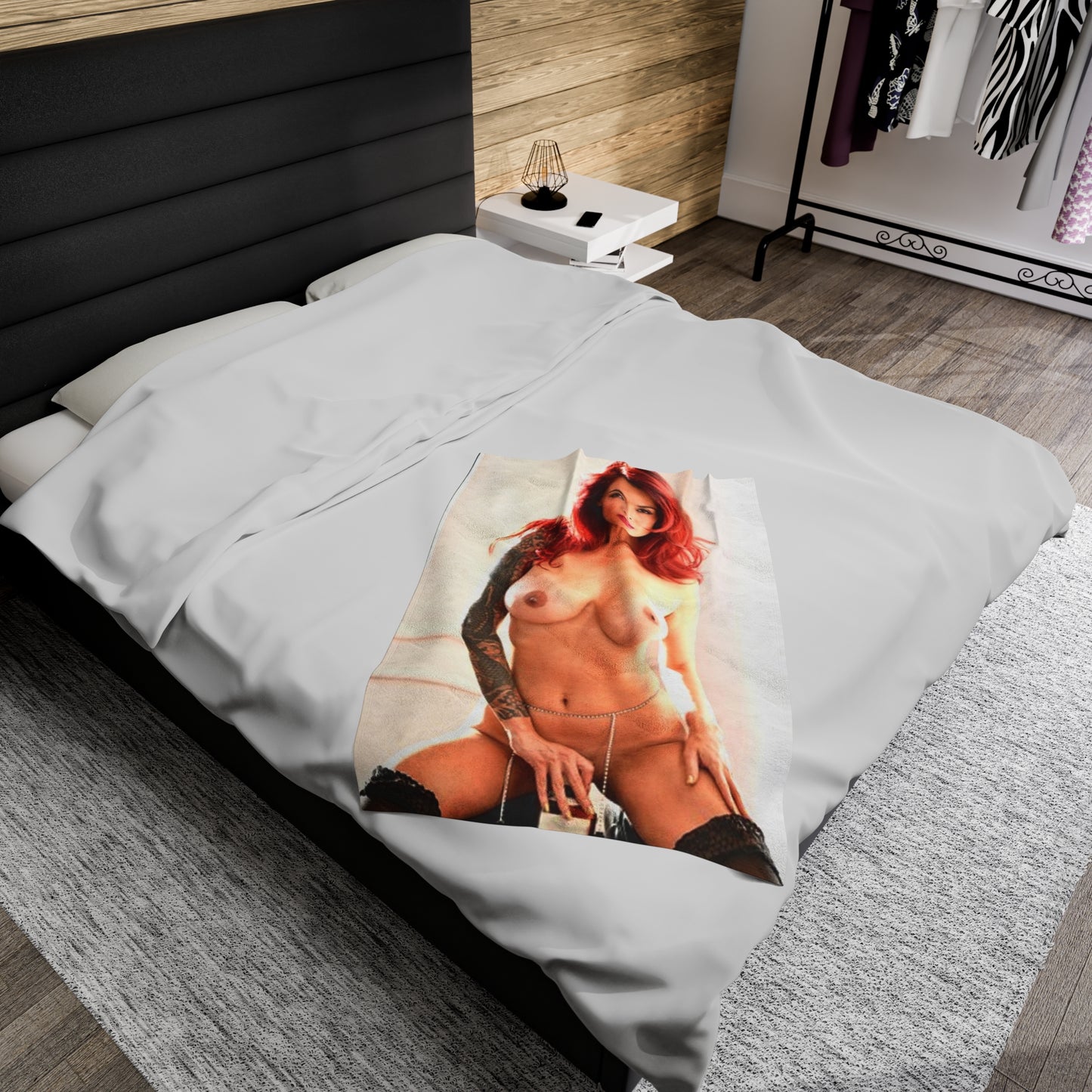 Velveteen Plush Blanket Porn Star Tera Patrick Nude