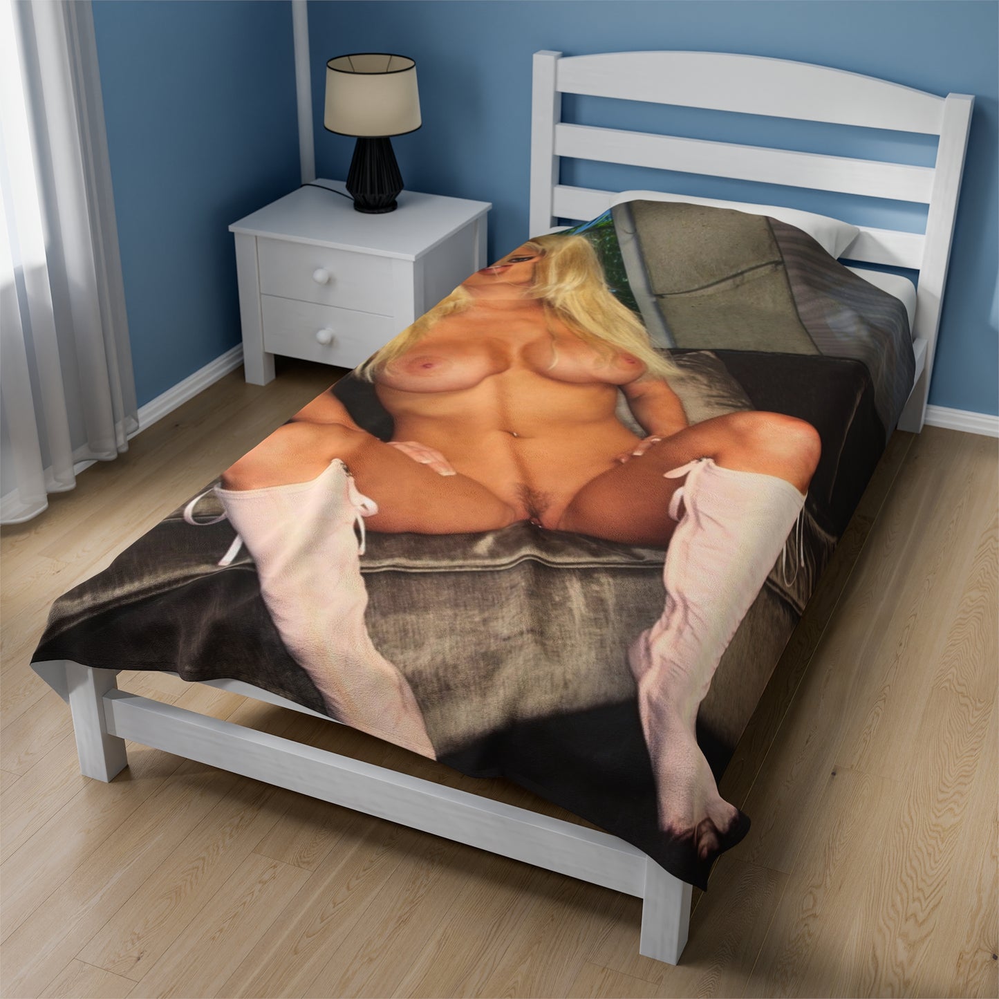 Velveteen Plush Blanket Pornstar Jenna Jameson Nude