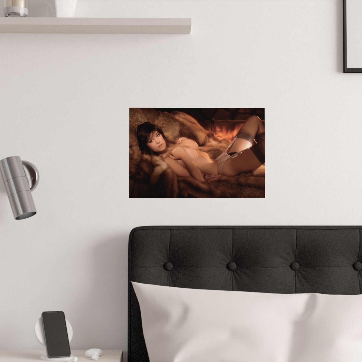 Satin Posters (210gsm) Playboy Playmate February 1984 Justine Greiner