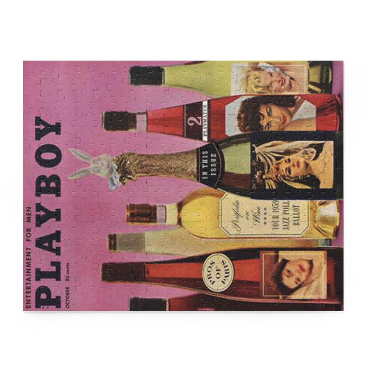 Puzzle (120, 252, 500-Piece) Playboy Cover October 1958