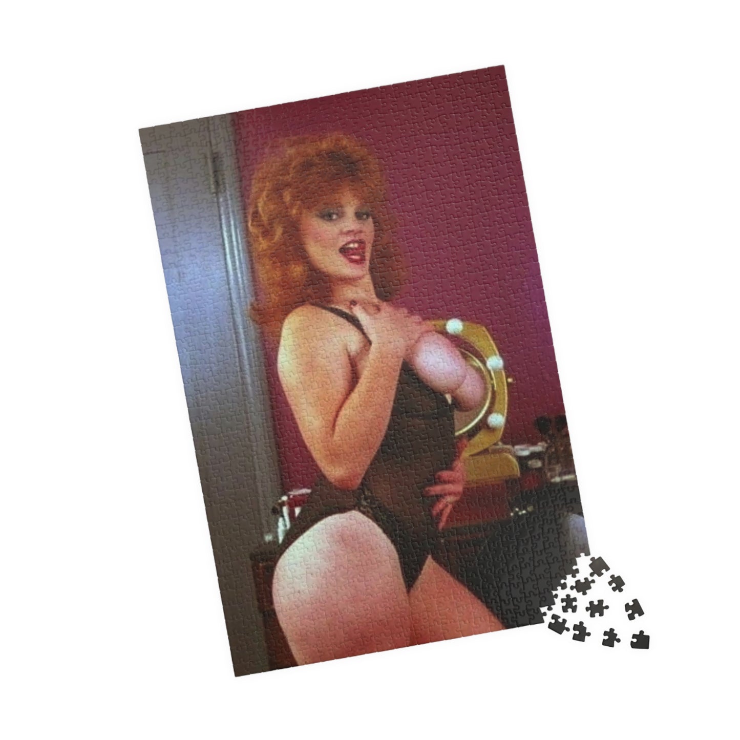 Puzzle (110, 252, 520, 1014-piece) Retro Pornstar Lisa De Leeuw Nude