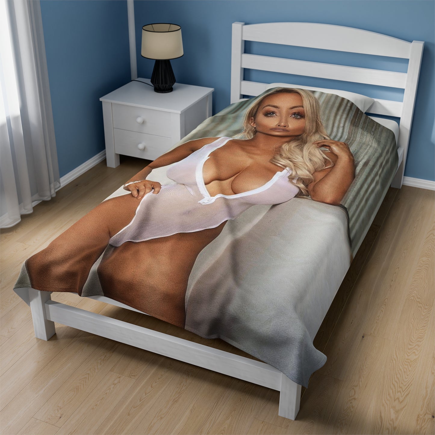 Velveteen Plush Blanket Lindsey Pelas