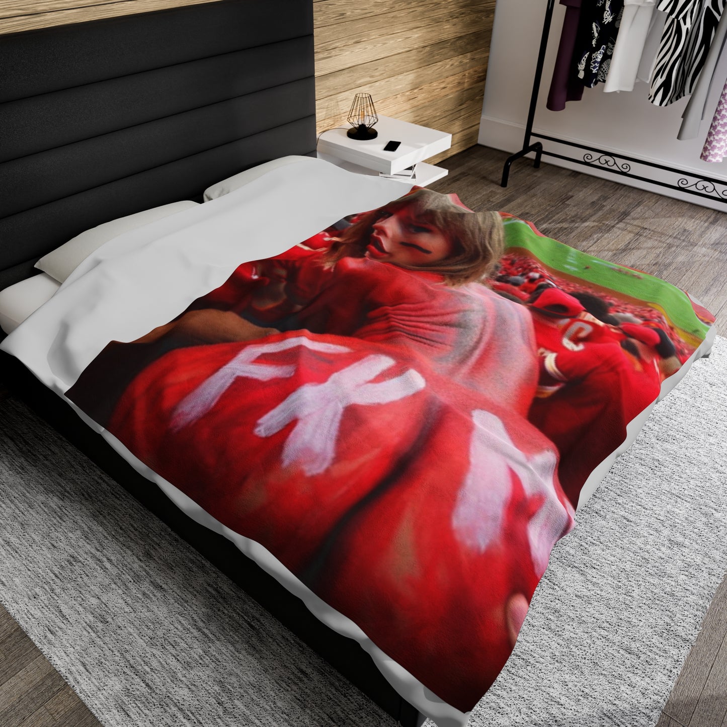Velveteen Plush Blanket Taylor Swift AI Nudes