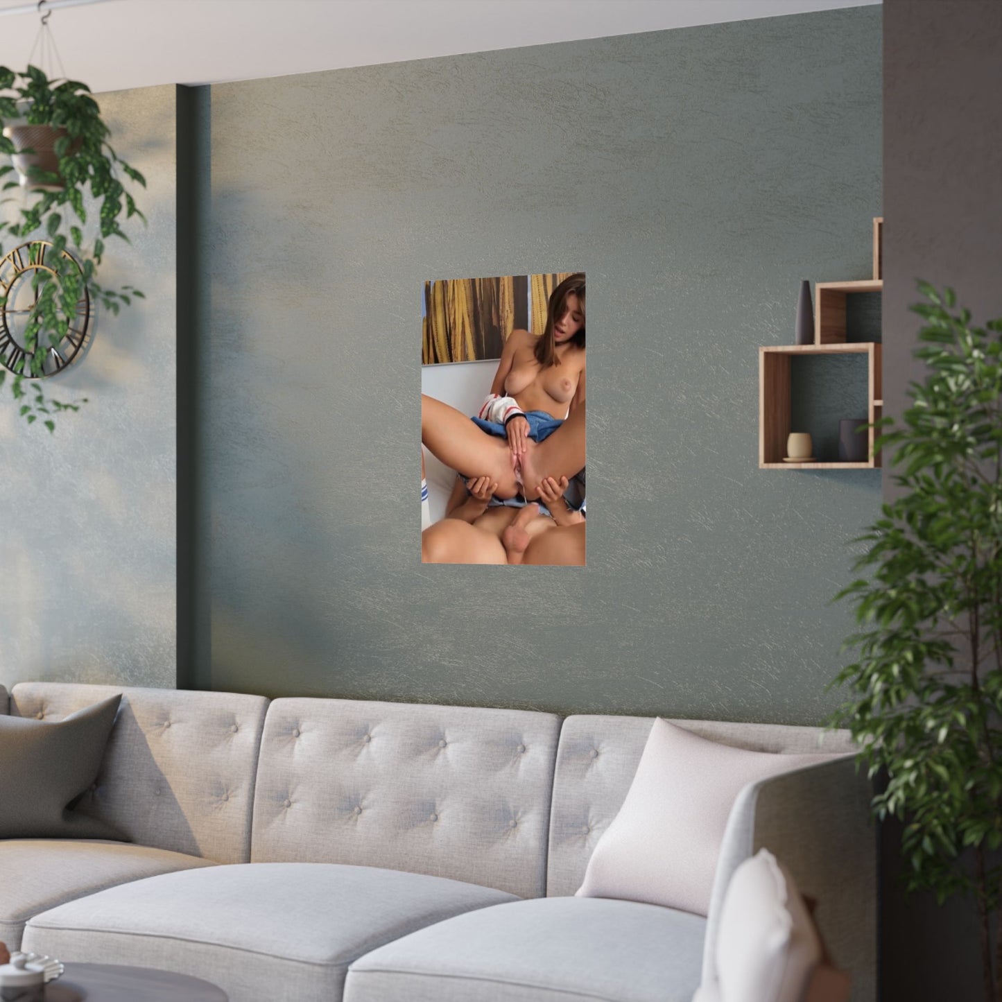 Satin Posters (210gsm) Natural Teen Creampied