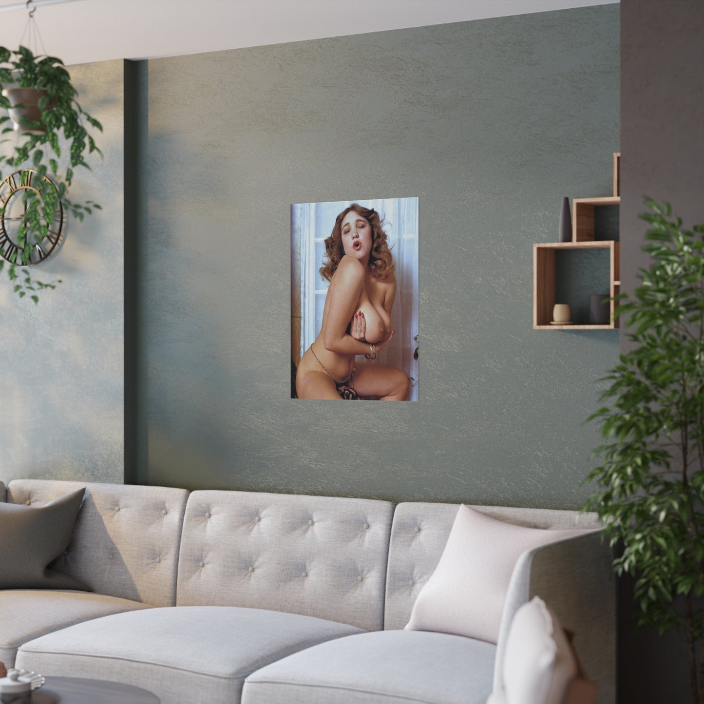Satin Posters (210gsm) Retro Adult Star Little Oral Annie Nude