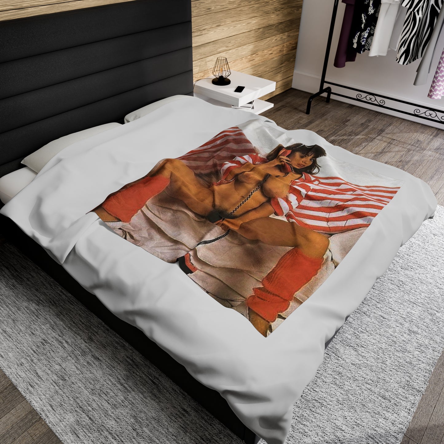Velveteen Plush Blanket Porn Star Christy Canyon Nude