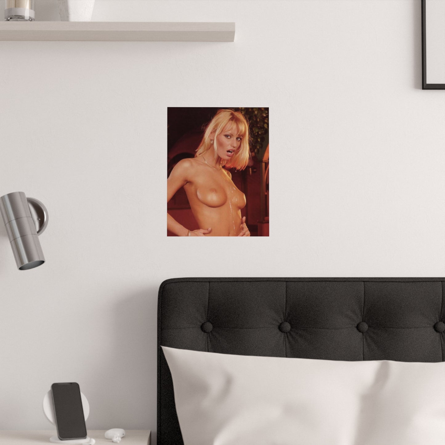Satin Posters (210gsm) Retro Pornstar Anita Blond