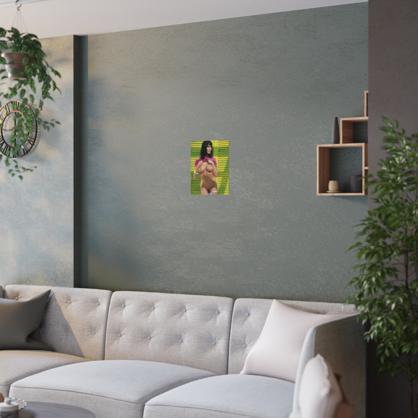 Satin Posters (210gsm) Retro Pornstar Anita Blond