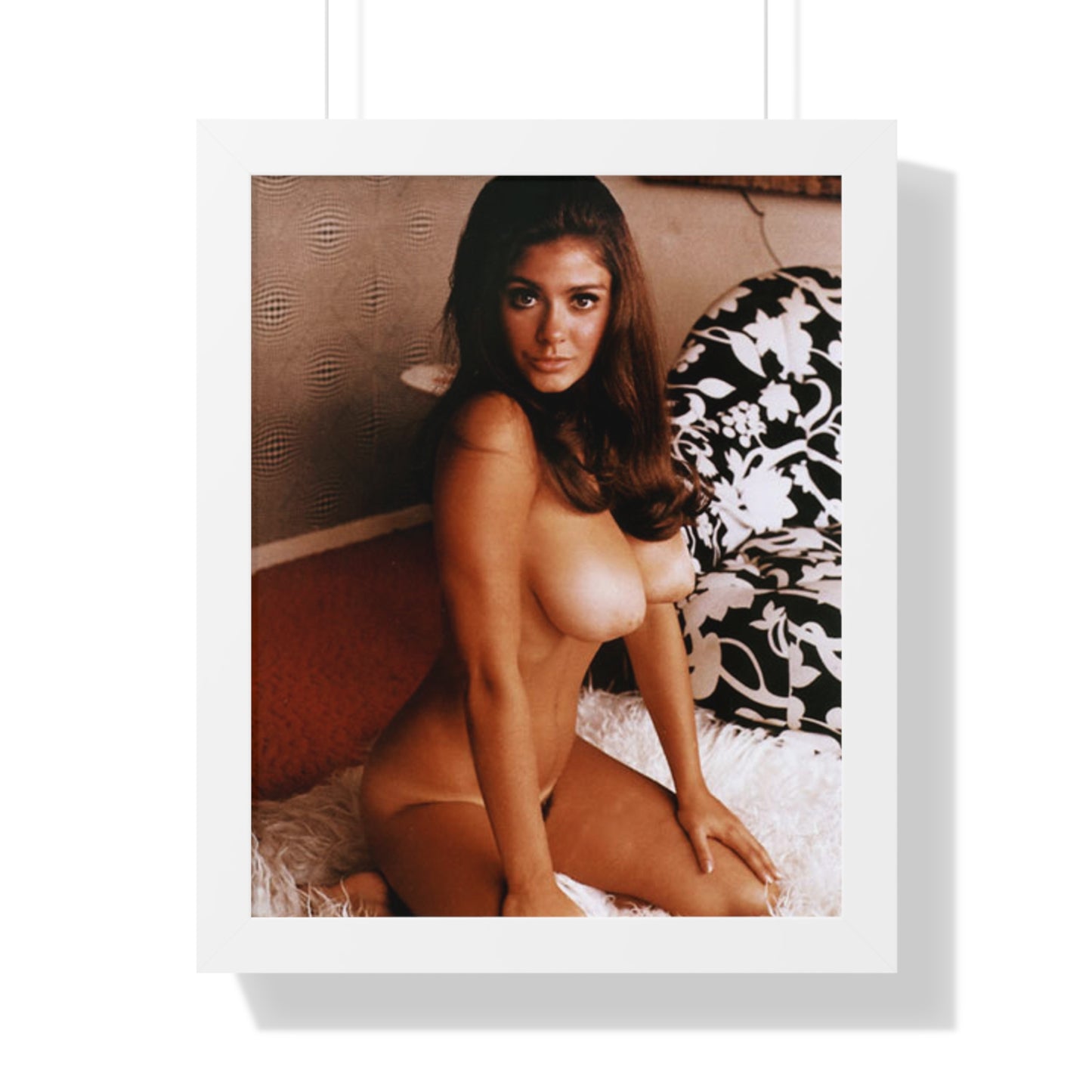 Framed Vertical Poster Playboy Playmate Cynthia Myers Nude