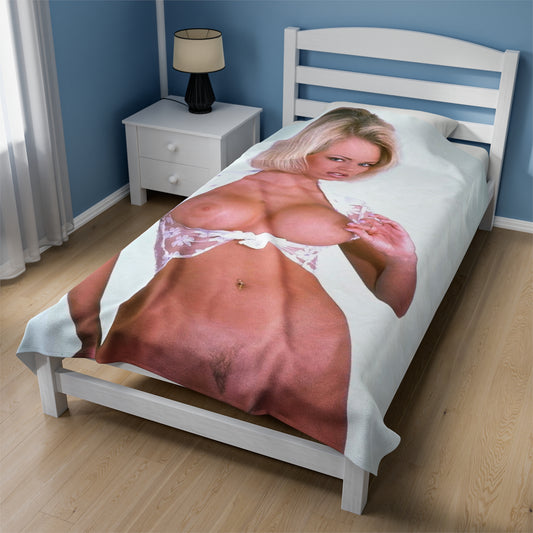 Velveteen Plush Blanket Pornstar Jenna Jameson Nude