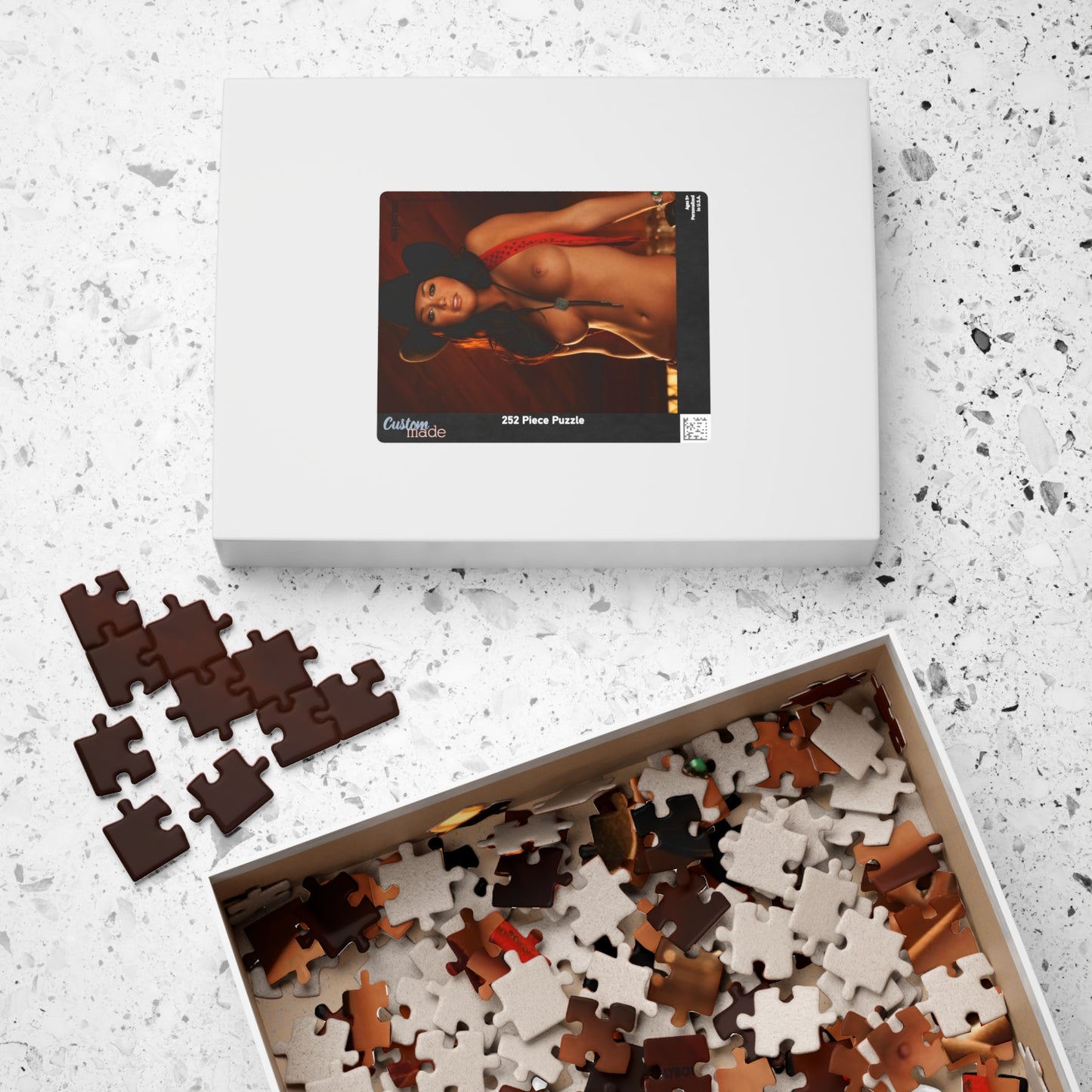 Puzzle (110, 252, 500, 1014-piece) Playmate December 2011 Rainy Day Jordan