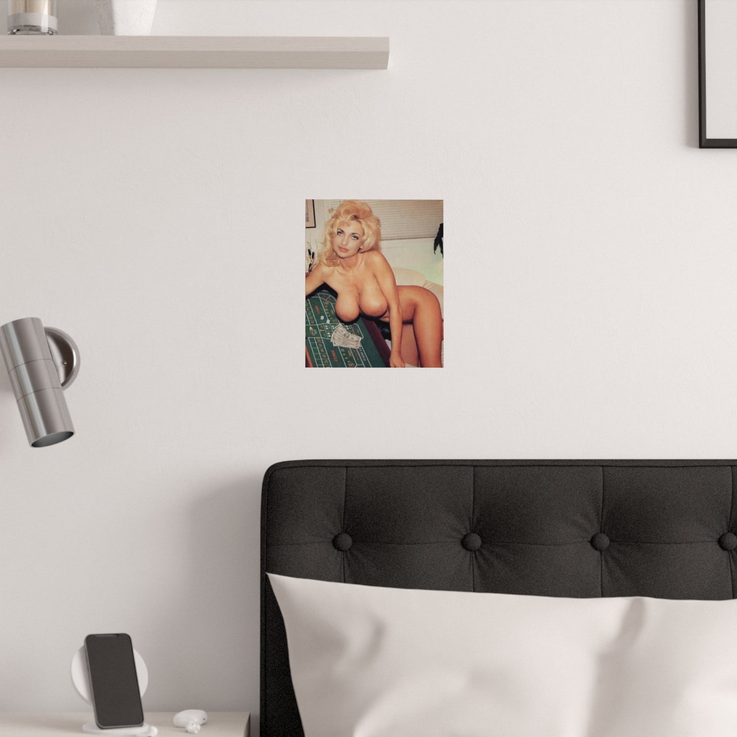 Satin Posters (210gsm) Retro Adult Star Rebecca Wild Nude
