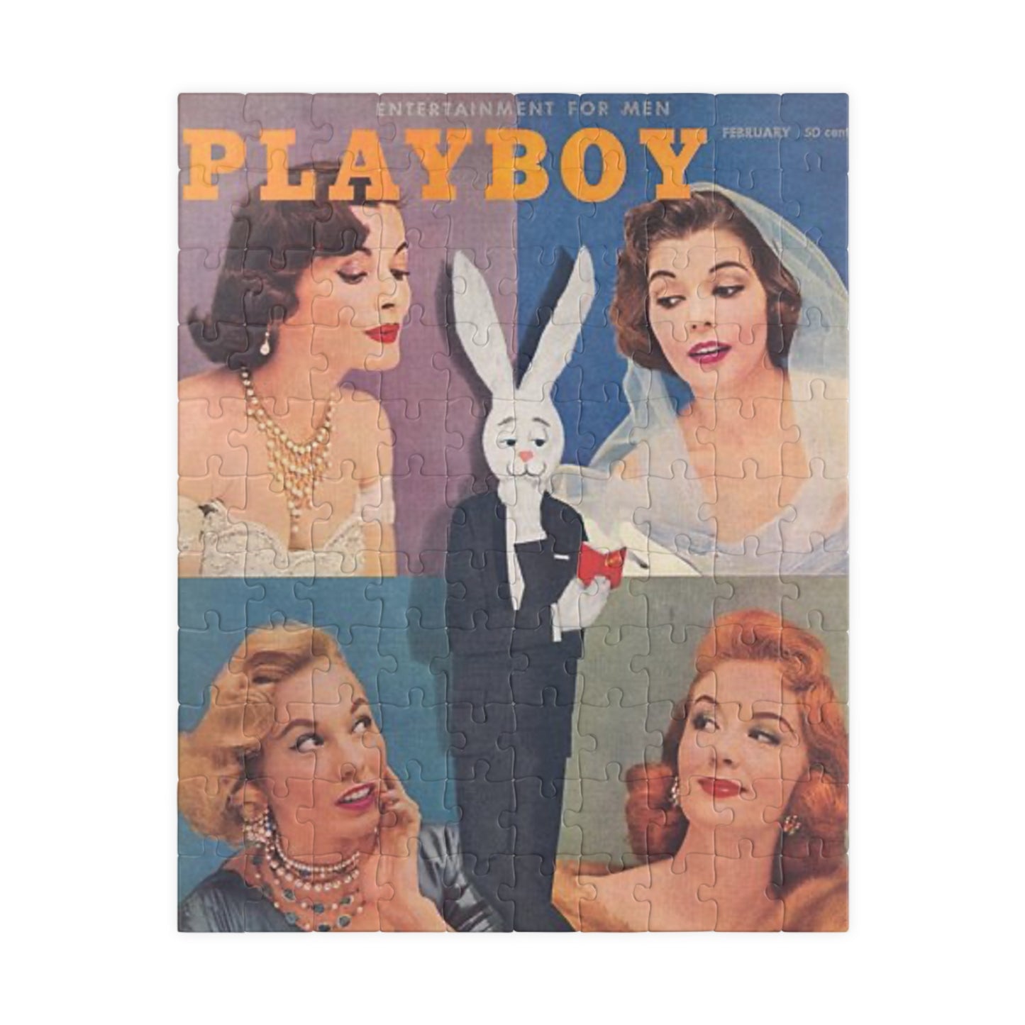 Puzzle (110, 252, 520, 1014-piece) Playboy Cover February 1956