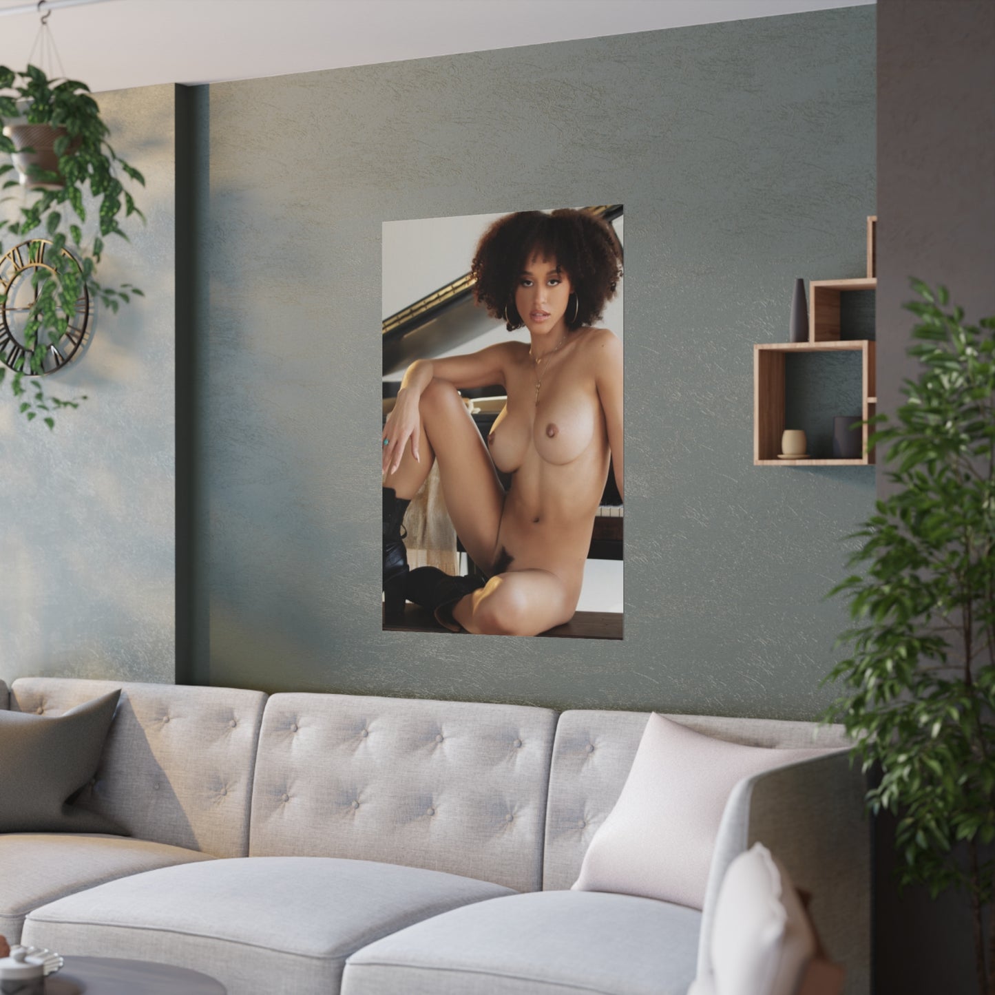Satin Posters (210gsm) Penthouse Pet March 2022 Stormi Maya
