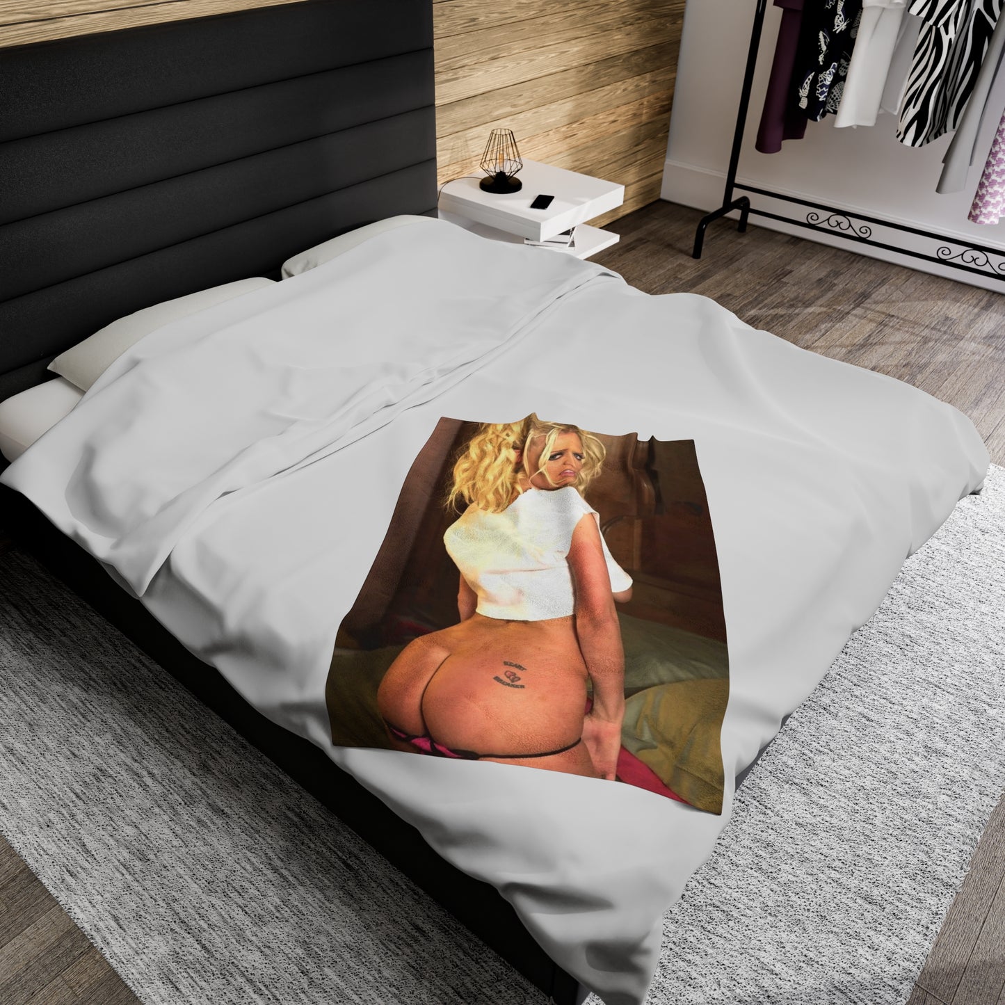 Velveteen Plush Blanket Jenna Jameson Nude