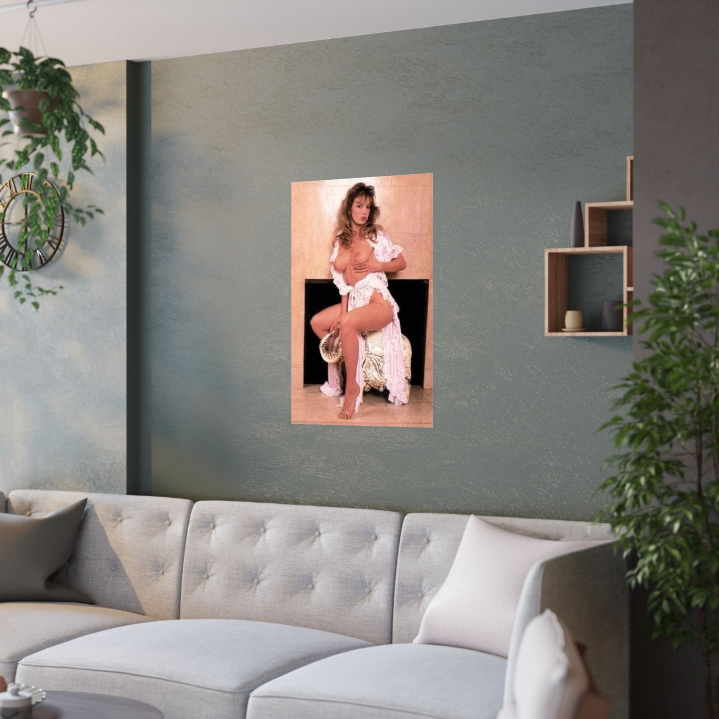 Satin Posters (210gsm) Traci Lords Nude Retro Pornstar Sex