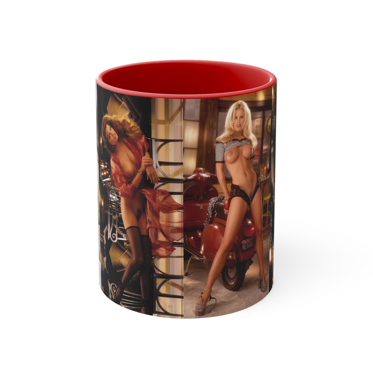 Accent Coffee Mug, 11oz Playboy Playmates 1994 January - April