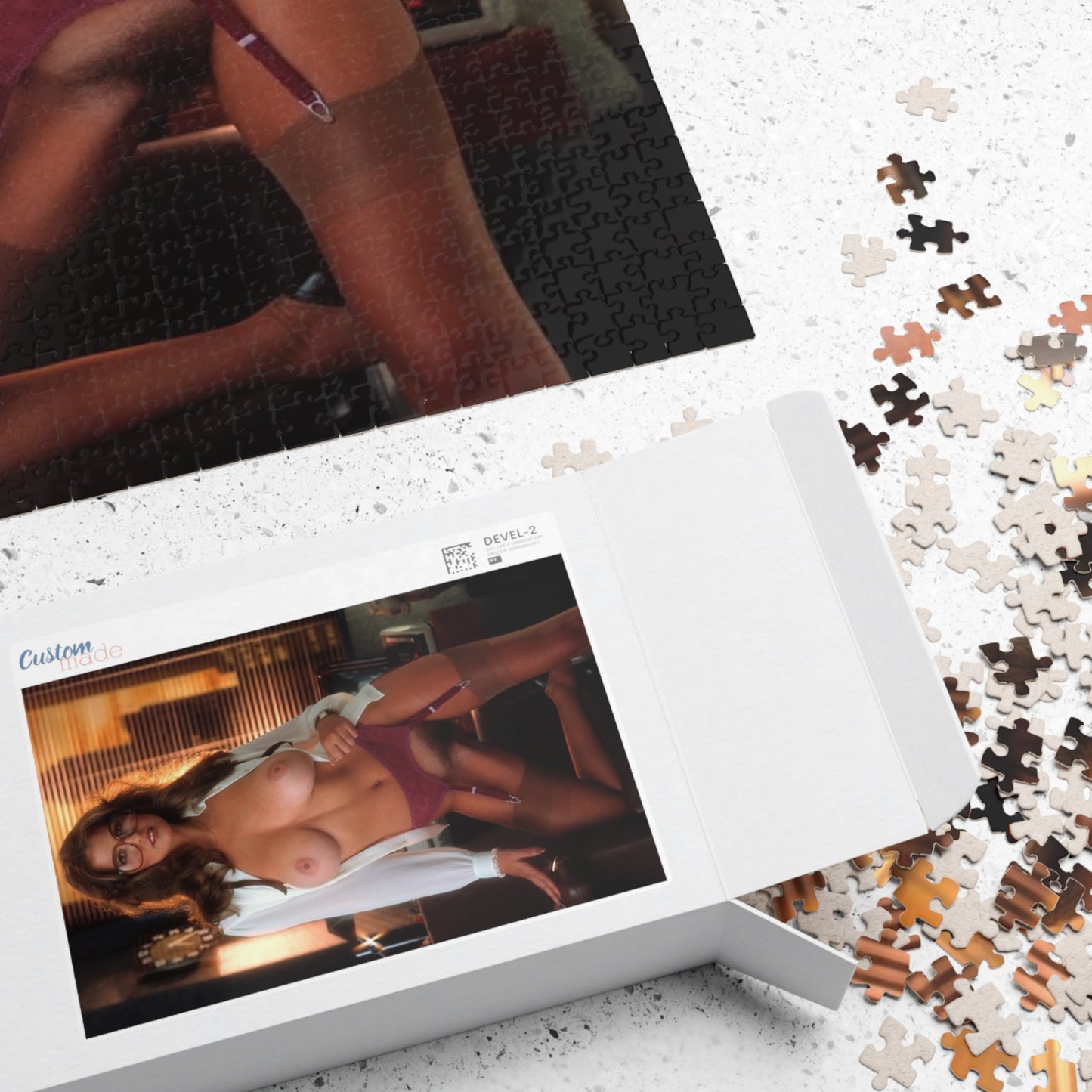 Puzzle (110, 252, 500, 1014-piece) Playboy Playmate June 1981 Cathy Larmouth