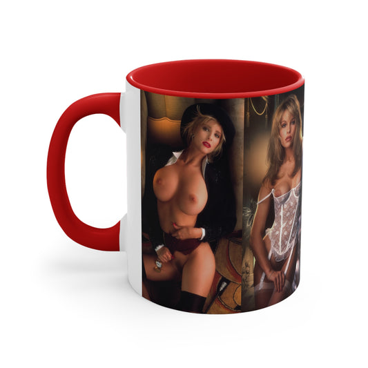 Accent Coffee Mug, 11oz Playboy Playmates 1990 January - April