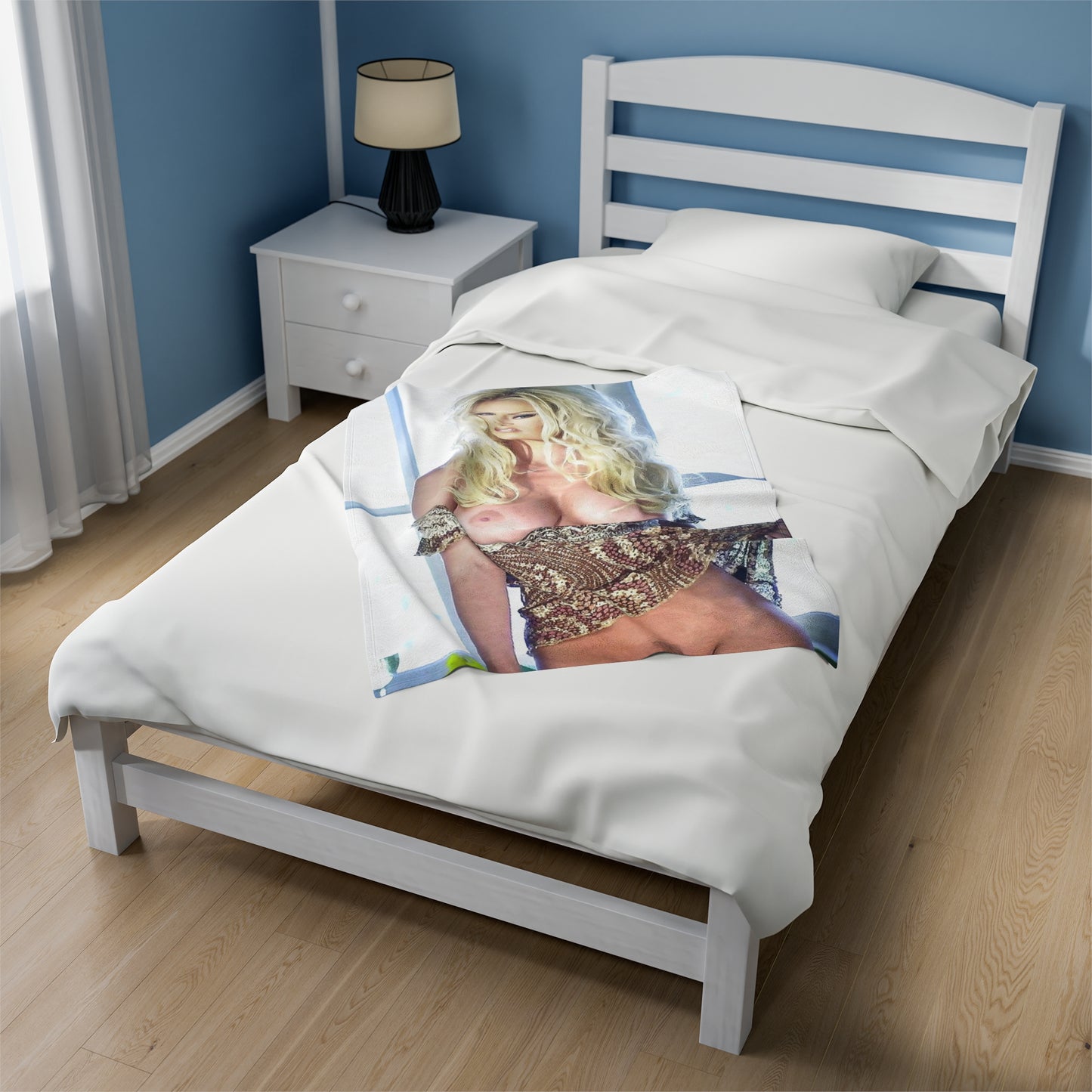 Velveteen Plush Blanket Pornstar Jenna Jameson Nude